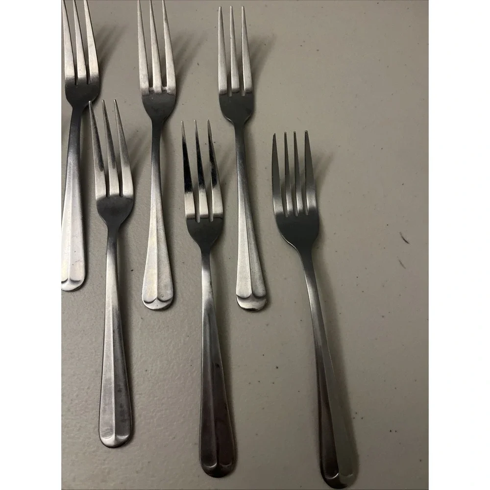 Mixed Lot Of 14‎ Stainless Spoons, Forks, Serving, Northland, Edward Don Delco